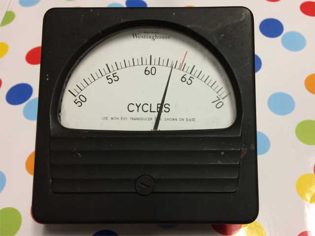 Westinghouse cycles meter