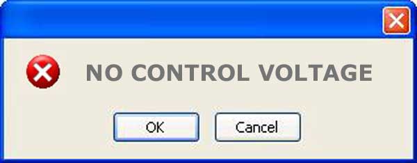 what does no control voltage mean